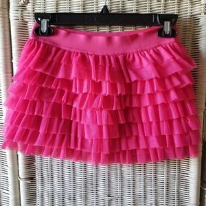 Circo Pink Ruffle Tulle Skirt. Size Large 10-12